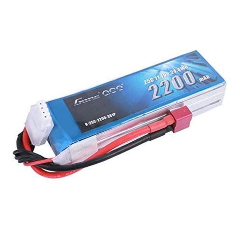 Gens Ace 111v 2200mah 3s 25c Lipo Battery Pack Com Deans Plug Para Rc
