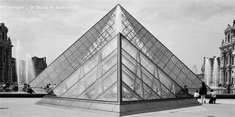 Paris Louvre Pyramid France Dave Butcher