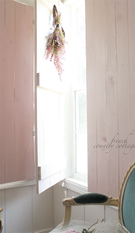 Diy Vintage Inspired Wood Shutters French Country Cottage