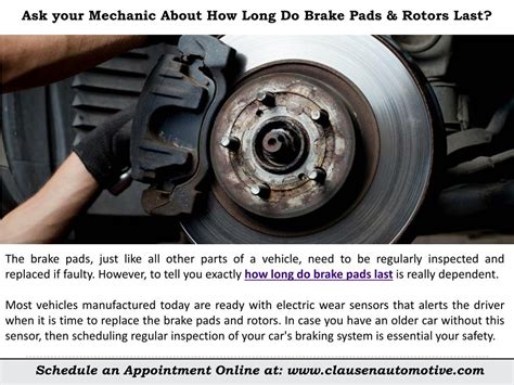Ppt Need To Know More About How Long Do Brake Pads Rotors And Discs