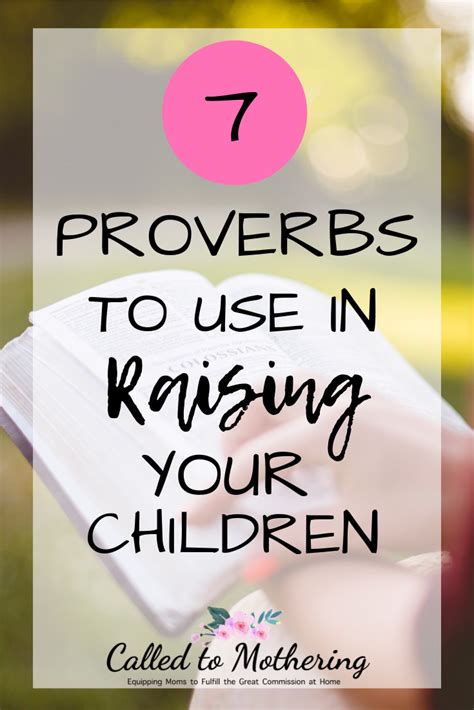 Seven Proverbs From The Bible About Parenting That Will