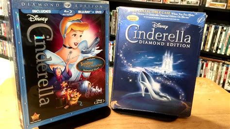 Disney Cinderella Diamond Edition Blu Ray Unboxing Youtube