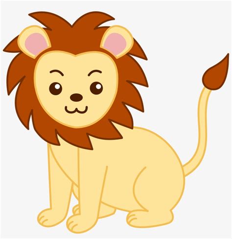 Little Yellow Lion Clip Art Animals Clipart Transparent Png