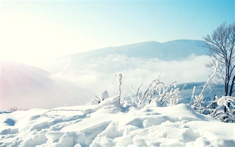 Montañas Con Nieve Fondo De Pantalla 2560x1600 Id976