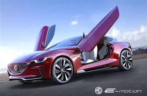 mg e motion electric supercar concept revealed just british
