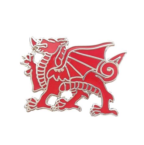 Wales Welsh Dragon Enamel Lapel Pin Badge T406 Etsy