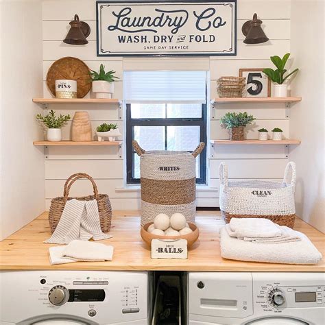 7 gorgeous farmhouse laundry room decor ideas