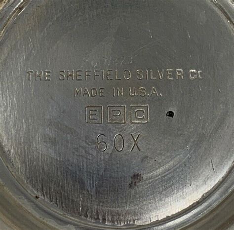 Vintage Sheffield Silver Co Epc 60x Silverplate Cream And Sugar Set 19