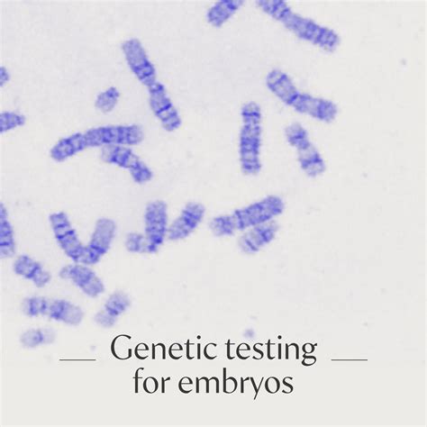 Preimplantation Genetic Diagnosis And Screening Genetic Testing For