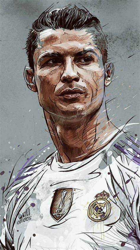 Cristiano Ronaldo Cartoon Hd Phone Wallpaper Pxfuel