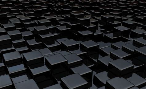 Скачать обои фон кубики квадраты куб чёрные разрешение 1152x864 39048