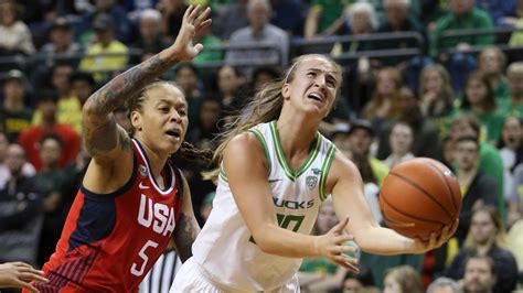 Oregons Sabrina Ionescu Fuels Exhibition Win Over U S National Team