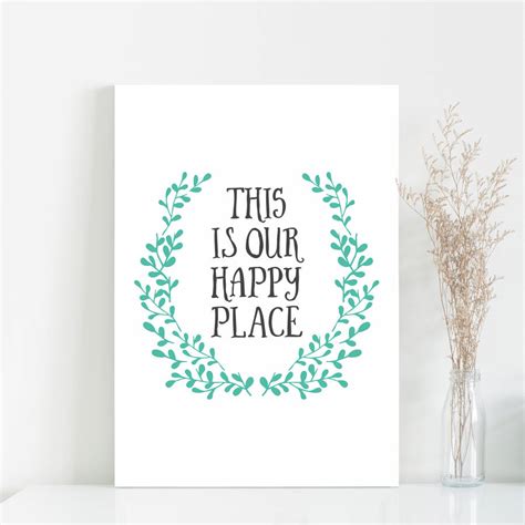 This Is Our Happy Place Print By Paperpaper