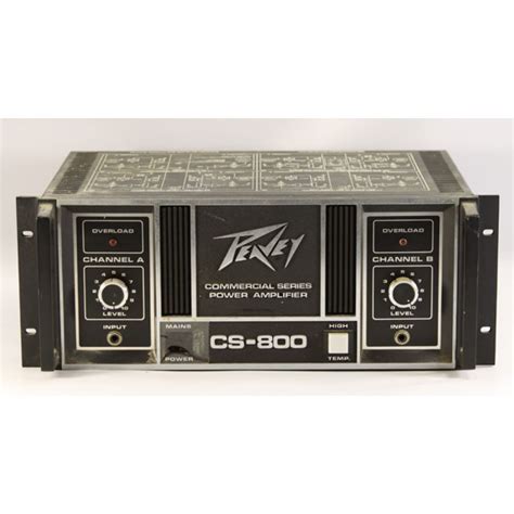 Peavey Commercial Series Cs 800 Power Amplifier Leonard Auction