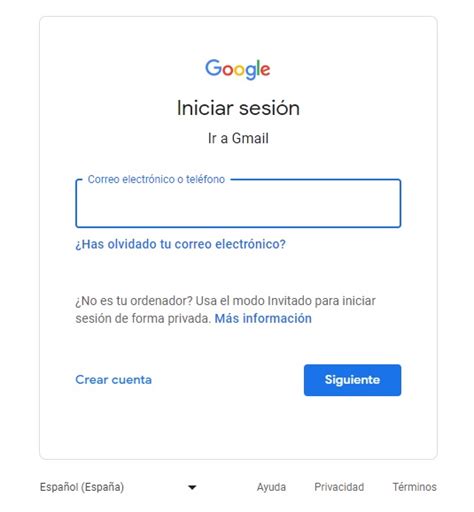 Gmail Cómo Iniciar Sesión Xyberneticos