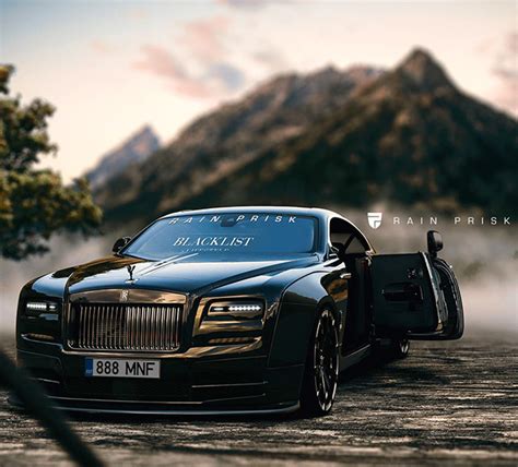 Widebody Rolls Royce Wraith Is Completely Blacked Out Suicide Doors