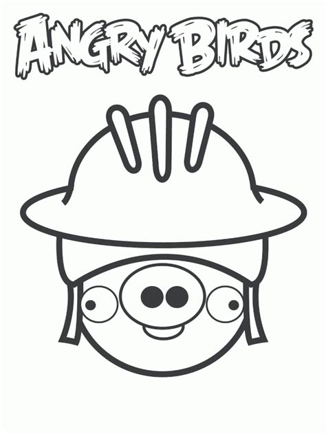 Christmas is the biggest festival of western civilization. Angry Birds Helmet Pig Coloring Pages