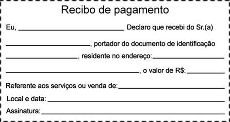 Modelo De Recibo De Pagamento Para Imprimir Recibo De Aluguel Recibo