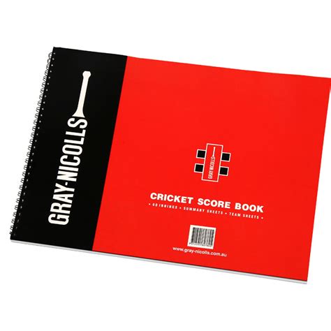 Gray Nicolls Cricket Scorebooks