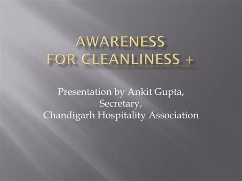 Ppt Awareness For Cleanliness Powerpoint Presentation Free