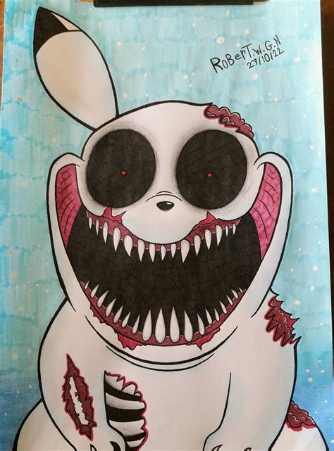 Freakachu Snow On Mt Silver Creepypasta Fanart By Rwgn On Deviantart