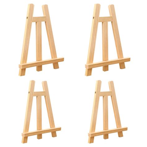 Buy Mecmbj 4 Pieces Mini Wooden Easel Stand Artist A Frame Easels