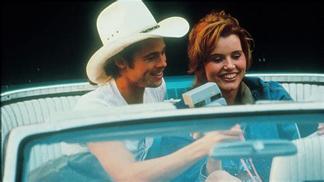 Geena Davis Says Brad Pitt Was Worried In ‘thelma And Louise’ Love Scene Hollywood Life