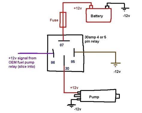 12v 40a Relay 4 Pin Wiring Diagram Naturalfer
