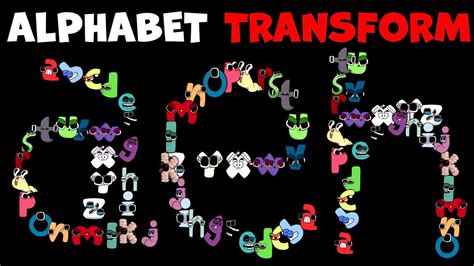 Alphabet Lore Snakes Transform Lowercase Letters A Z Youtube