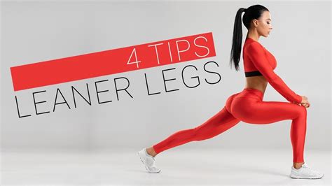 4 Tips For Getting Leaner Legs Best Training Strategy Youtube
