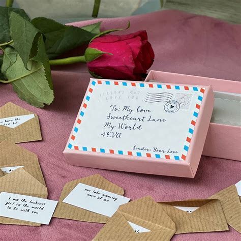 12 Reasons Why I Love You Mini Love Letters By Hendog Designs