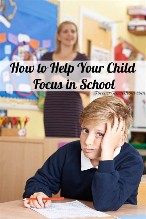 How To Help Your Child Focus In School Kids Focus Help Kids Focus
