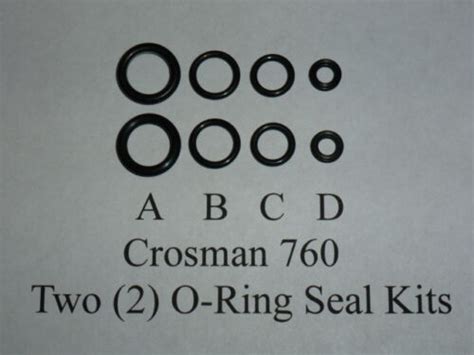 Crosman Crossman 760 Rifle Pre July 1977 2 Two O Ring Seal Kits Ebay