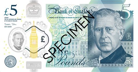 Bank Of England Reveals King Charles Iii Banknote Designs