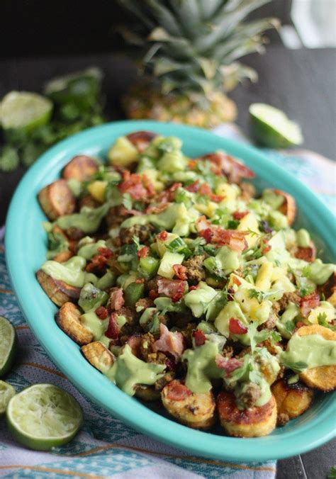 Order online popular and imported mexican foods online. Loaded Tropical Plantain Nachos (AIP, Paleo | Plantain ...