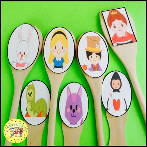 story spoons fairy tale activities story retell fairy tales