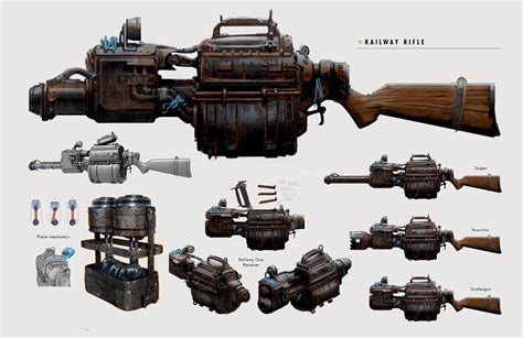 Image Art Of Fo4 Railway Rifle Fallout Wiki Fandom Powered By