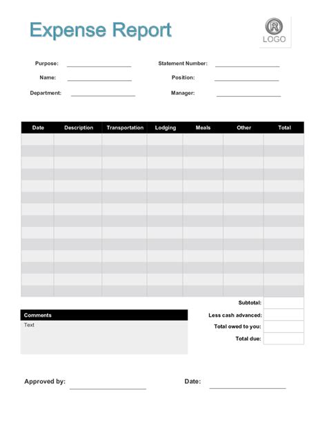 2022 Expense Report Form Fillable Printable Pdf Amp Forms Handypdf Riset