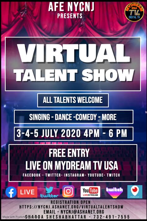 Virtual Talent Show Asha Nynj