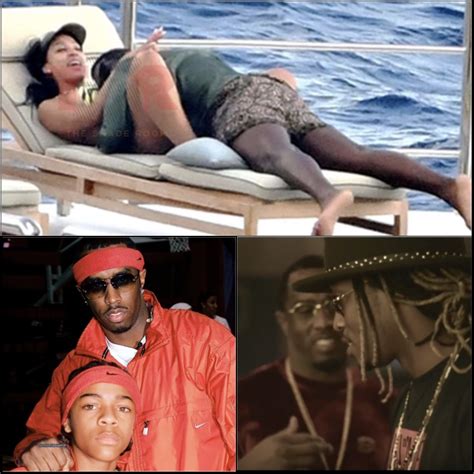 Diddy Spotted On A Yacht Kissing And Hugging Future And Lil Bow Wows