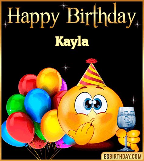 Happy Birthday Kayla  🎂 Images Animated Wishes【28 S】