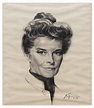 Lot Detail - Nicholas Volpe Sketch of Katharine Hepburn in ''Guess Who ...