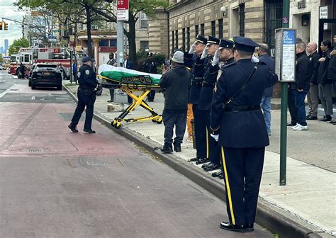 NYPD NEWS on Twitter: "Today, officers lined up outside of a funeral