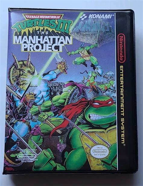 Teenage Mutant Ninja Turtles Iii Manhattan Project Case Only Nintendo