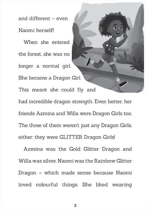 Dragon Girls 3 Naomi The Rainbow Glitter Dragon Scholastic Kids Club