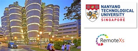 Remotexs Success Story Nanyang Technological University Ntu Singapore Standards And