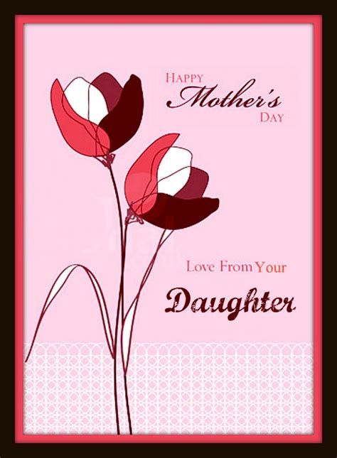 Happy Mothers Day Card From Daughter 6 The Art Mad