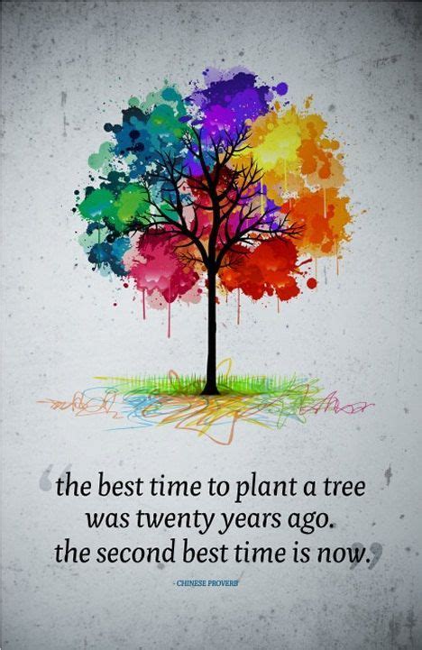 Dont Wait Any Longer To Plant Your Tree Tree Quotes Printable Art