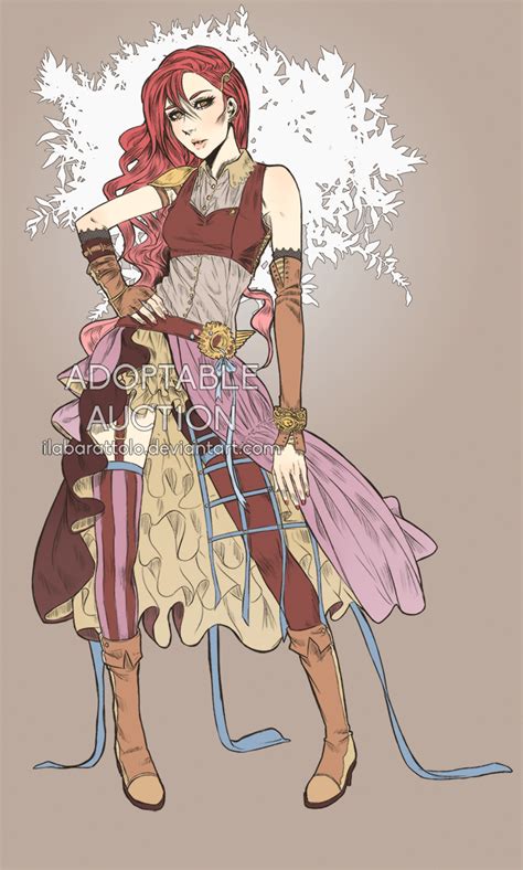 48h steampunk girl adoptable auction 10 [closed] by ilabarattolo on deviantart