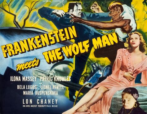 The Nightmaremuseum Movie Posters For Frankenstein Meets The Wolf Man